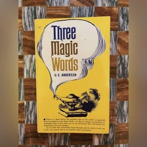 Three magic words paperback book